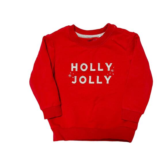 Petit Lem Holly Jolly Sweatshirt Size 18m - Picture 1 of 5